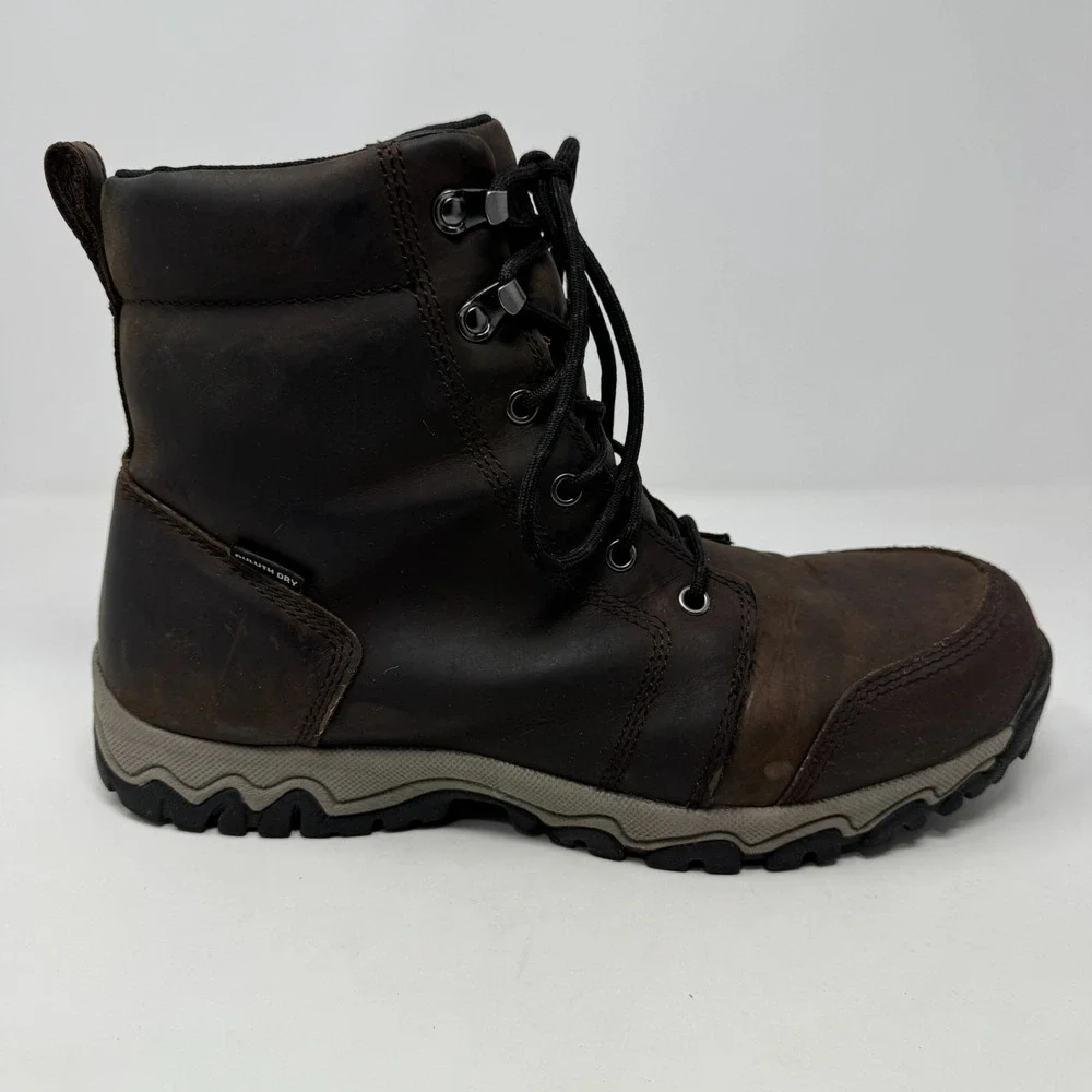 Duluth Trading Company Work Boots Brown Leather Water Resistance Men's Size 11.5